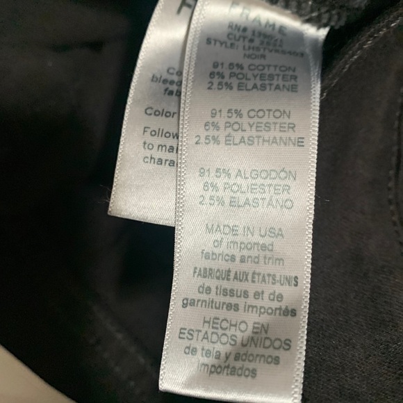 Frame Le High Straight Stagger-hem Stretch Jeans - Picture 9 of 10